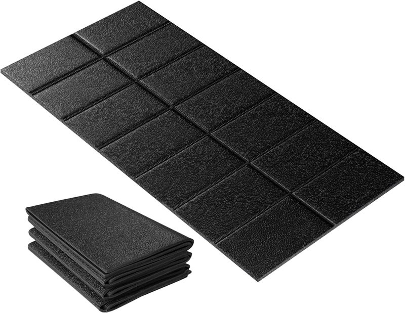 Stepwaver Walking Pad Mat for Carpet Floor, 68"x24", Treamill Mat for Hardwood Floors, High Density, 1/4 Thickness, Folable, Floor Protection for Bike, Elliptical, Treadmill - Image 1